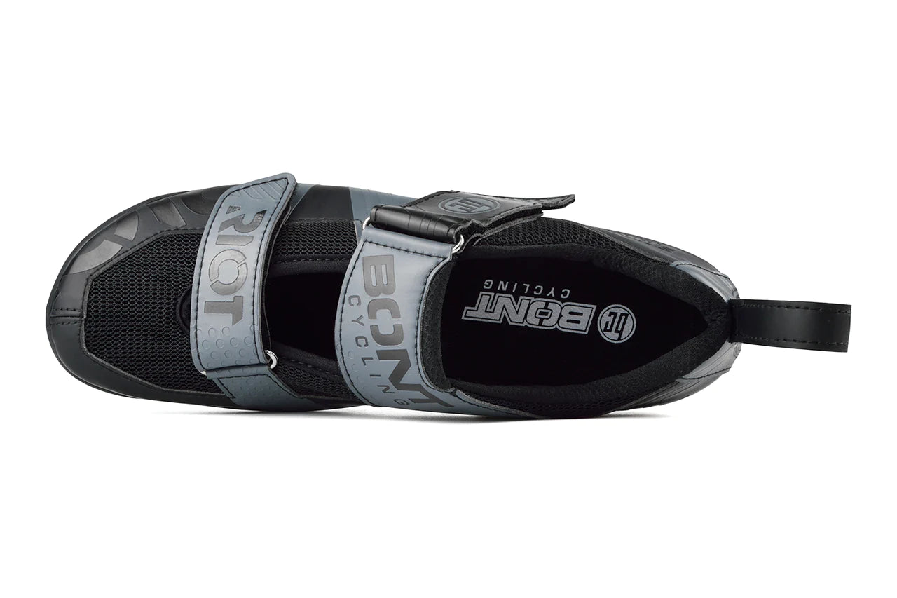 Riot TR+ Black | Triathlon shoes | Bont Cycling Reins.cc Riot TR+ Black | Triathlon shoes | Bont Cycling Reins.cc